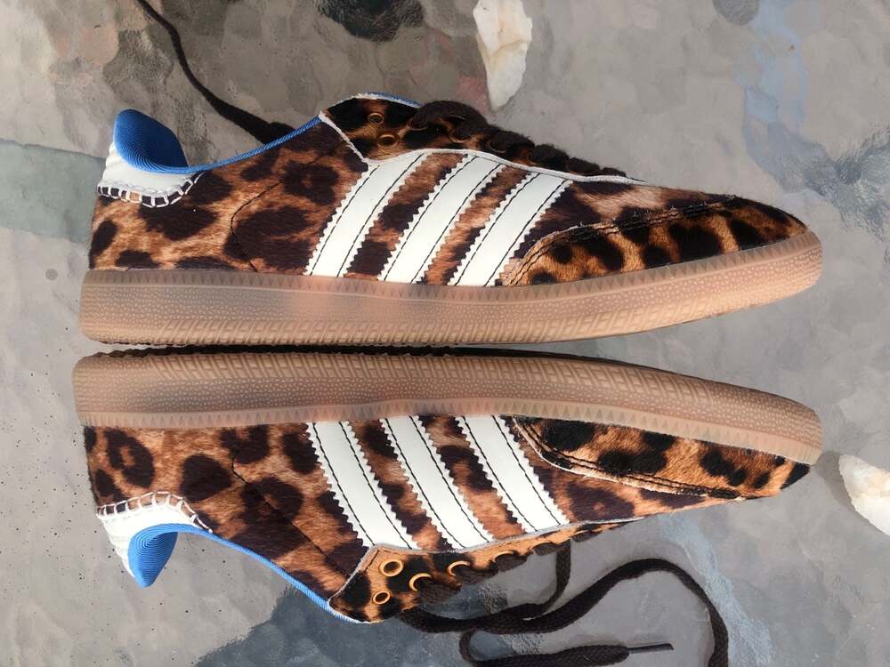 Adidas x Wales Bonner Samba Pony Leopard Sneakers - Picture 3 of 15